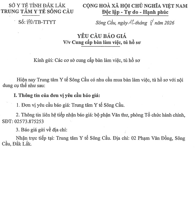 YCBG Bàn làm việc, tủ hồ sơ